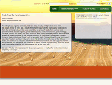 Tablet Screenshot of freshfromthefarmcoop.com